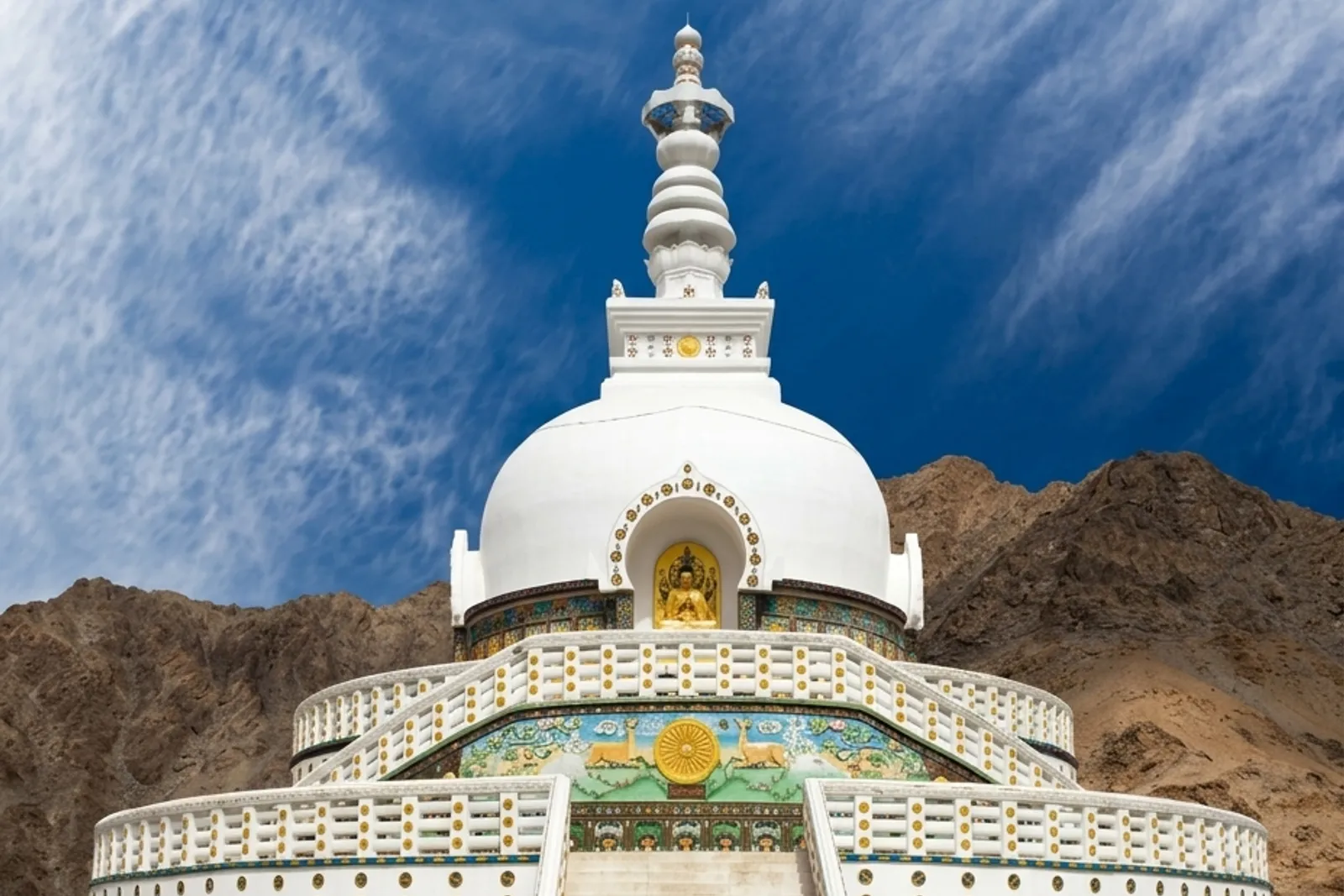 Shanti Stupa, Leh