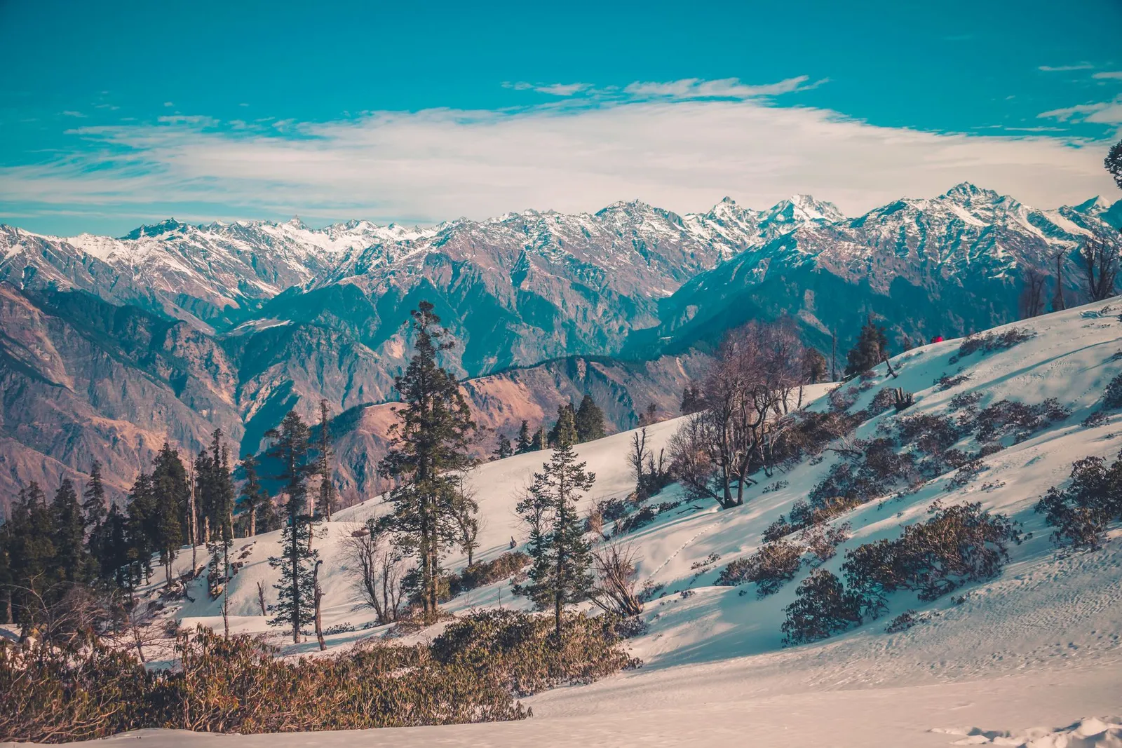 Snow slopes