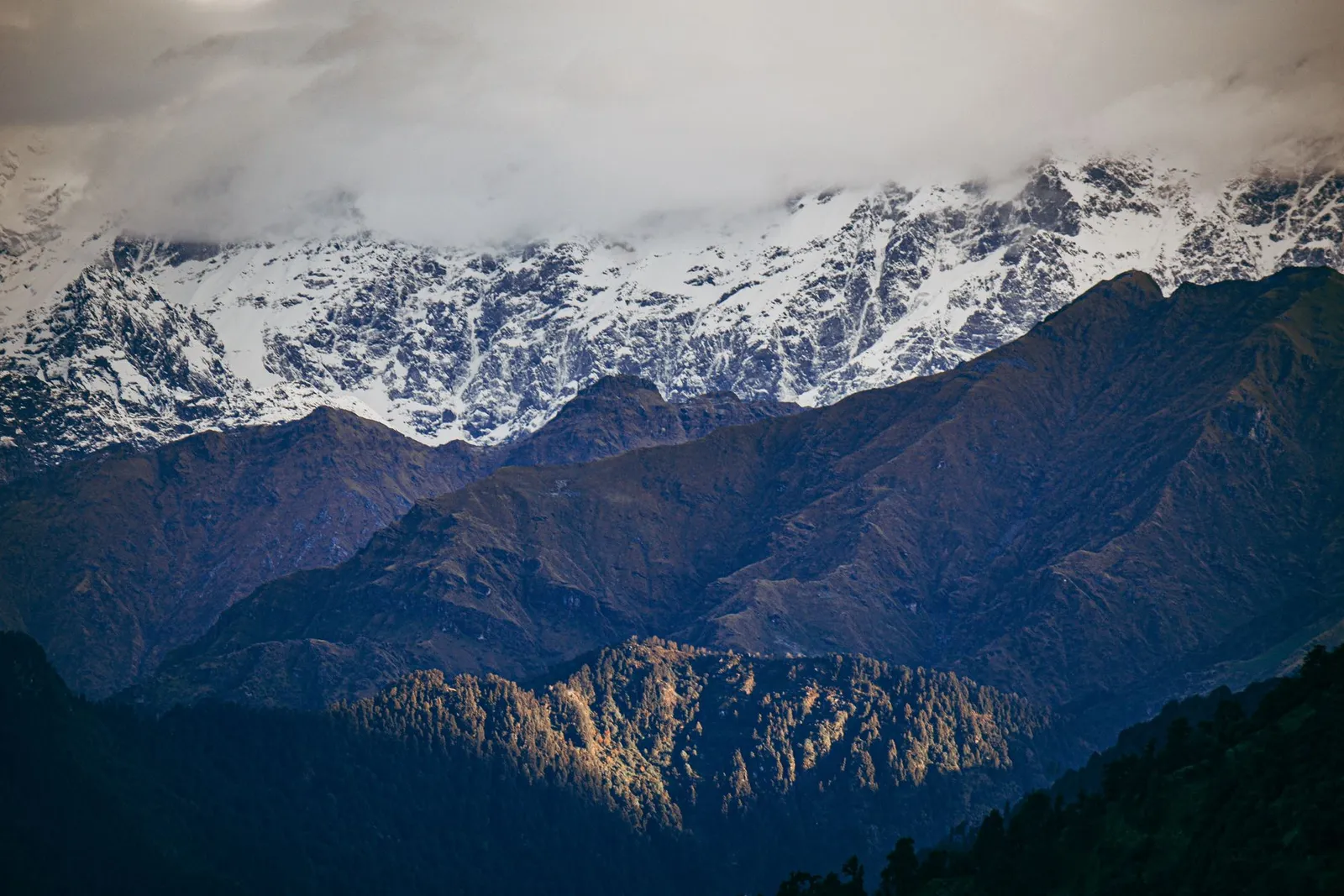 Tungnath Temple in snow