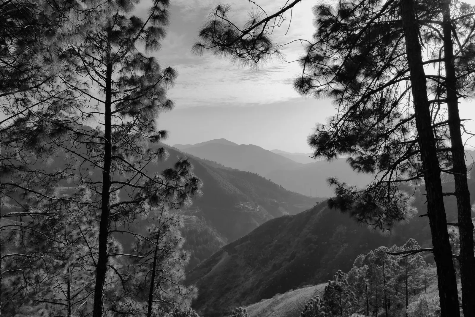 Gun Hill valley panorama