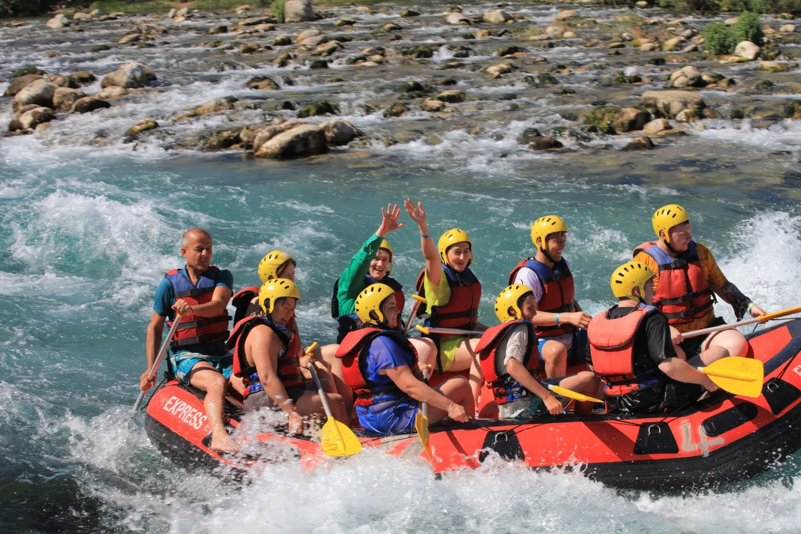 White-water rafting